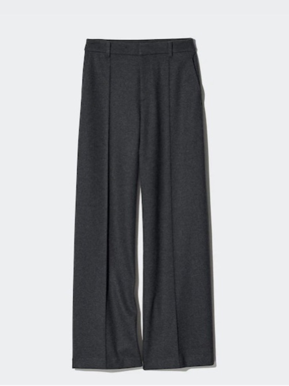 UNIQLO brushed jersey wide pant - L
